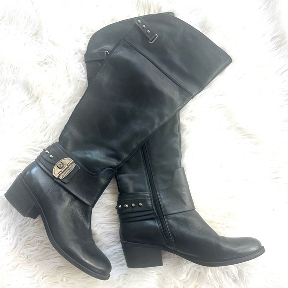 Vince Camuto Beatrix Harness Boot in Black/Juba Silver color size US 8 - Picture 12 of 16